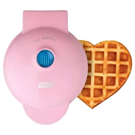 Dash Heart Mini Waffle Maker